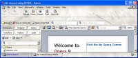 [Screenshot: Opera 6 setup]