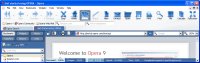 [Screenshot: Opera 7.2 setup]