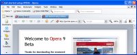 [Screenshot: Opera 7.5 setup]